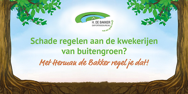 Schade regelen aan de kwekerijen van buitengroen